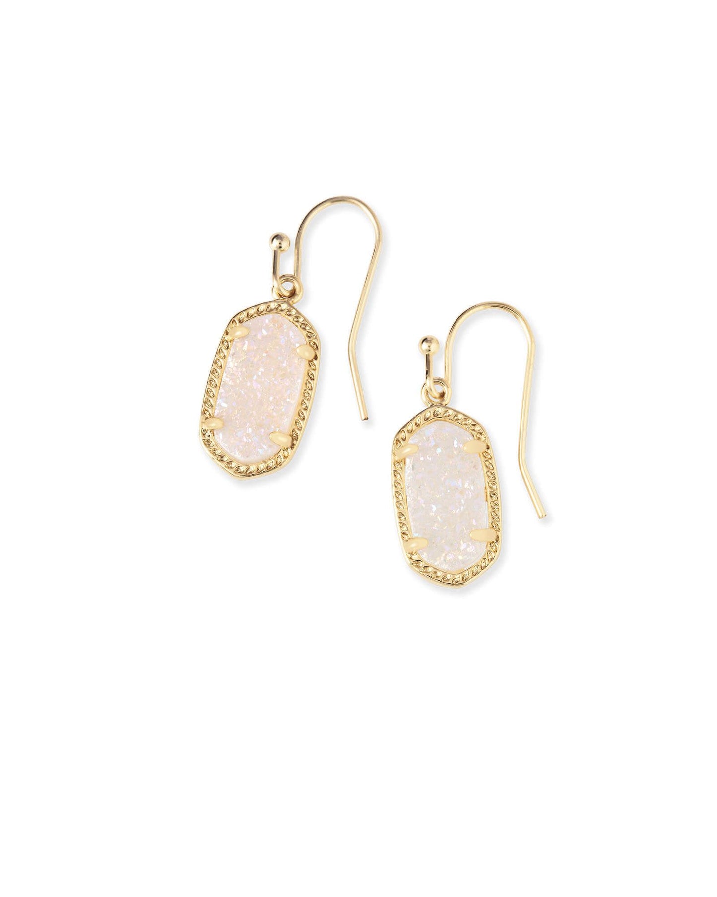 Kendra Scott - Lee Drop Earrings - Gold Iridescent Drusy - Findlay Rowe Designs