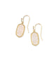 Kendra Scott - Lee Drop Earrings - Gold Iridescent Drusy - Findlay Rowe Designs