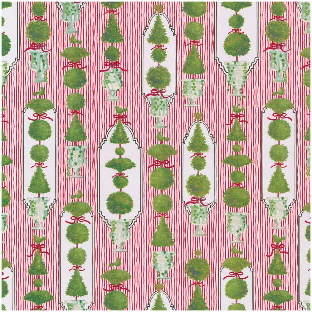 Caspari - Wrapping Paper - Eloise Red - NO SHIP - STORE PICKUP - Findlay Rowe Designs