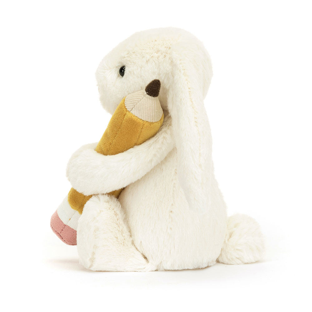 Jellycat - Bashful Bunny With Pencil