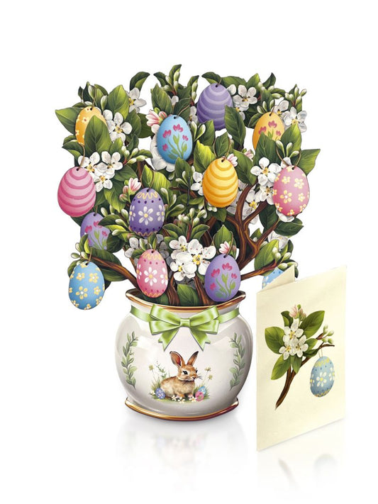 Fresh Cut Paper - Pop Up Bouquet Matching Card - Mini Easter Egg Tree