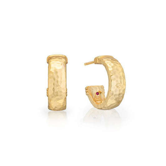 Earrings - Cleopatra Classic Small Hoop - Gold