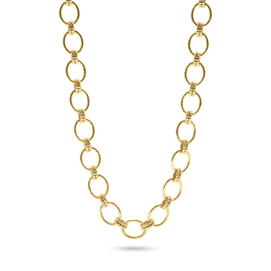 Necklace - Cleopatra Grande Link - Gold