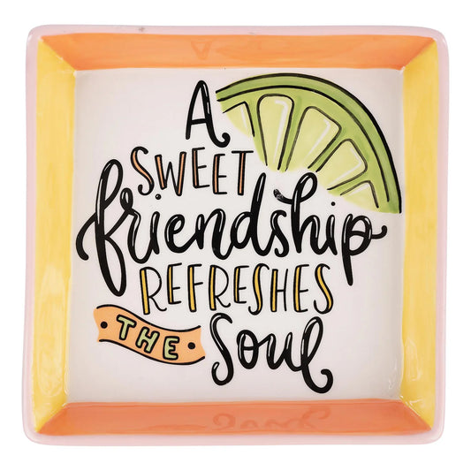 Glory Haus - Trinket Tray - Friendship Refreshes Soul - Findlay Rowe Designs