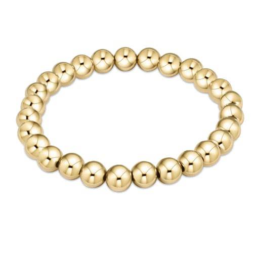 Enewton Extends - classic gold 7mm bead bracelet - Findlay Rowe Designs