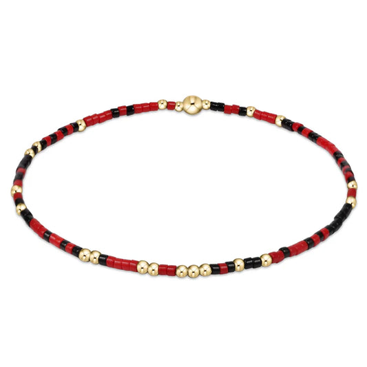 Enewton - Gameday Hope Unwritten Bracelet - Bright red-Onyx - Findlay Rowe Designs