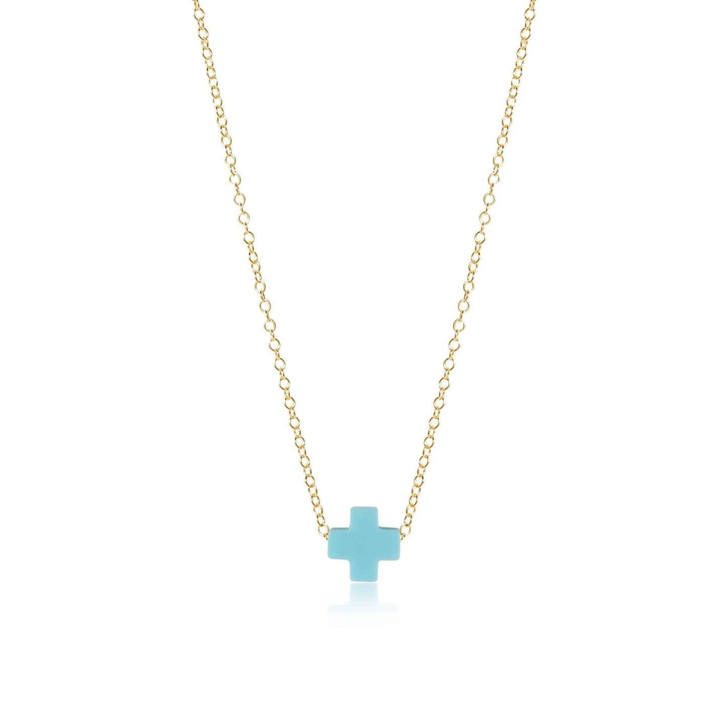 Enewton - egirl signature cross necklace gold - Mint - Findlay Rowe Designs