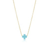 Enewton - egirl signature cross necklace gold - Mint - Findlay Rowe Designs