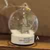 Ornament - Snow Globe Gold Glitter Deer - Findlay Rowe Designs