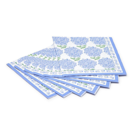 Cocktail Napkins - Hydrangea Paper - Findlay Rowe Designs