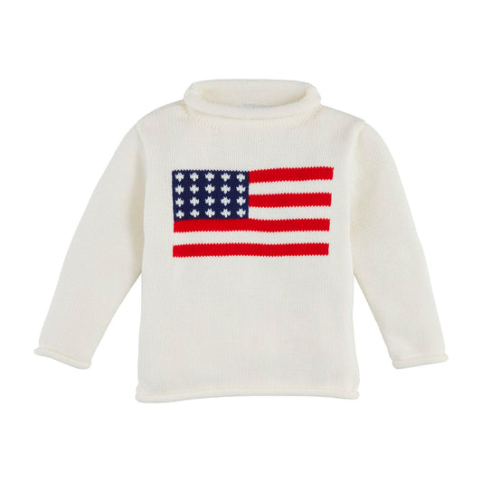 Mud Pie - Baby - Sweater - Flag Rollneck