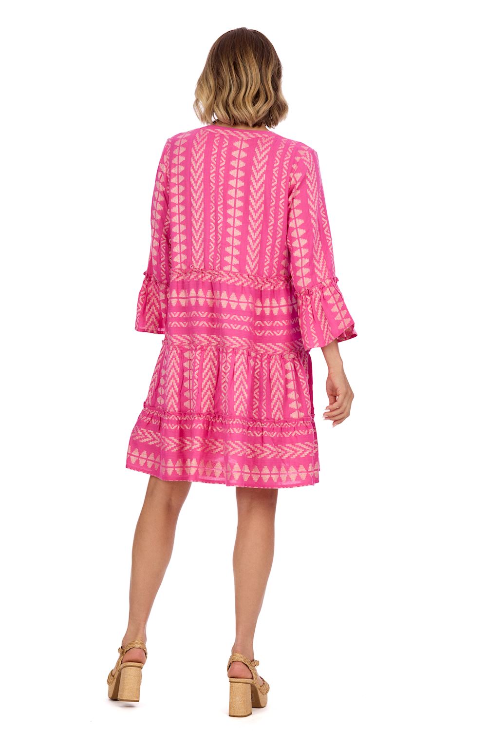 Mud Pie - Dress - Pink Jacquard