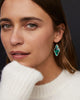 Kendra Scott - Earrings  - Abbie Gold Pave Frame Drop - Green Illusion - Findlay Rowe Designs