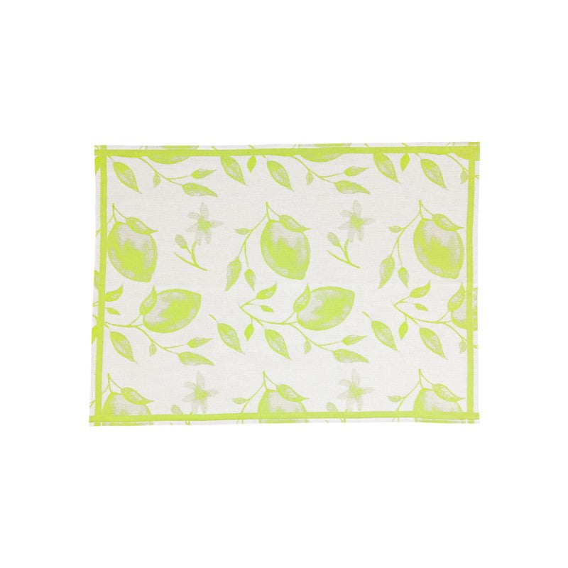 Vietri - Towel - Strofinaccio Green Lemons Dish Towels - Set of 2