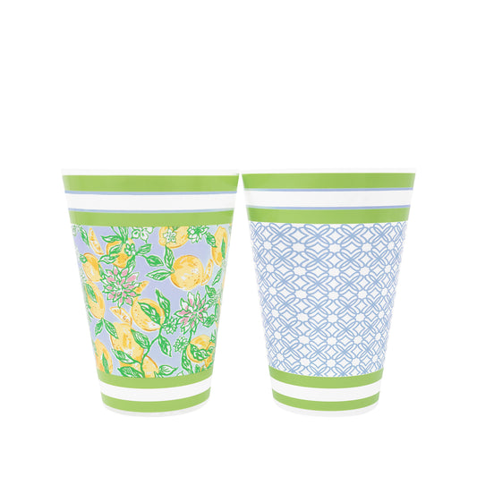 Lilly Pulitzer - Pool Cups - Make Lemonade