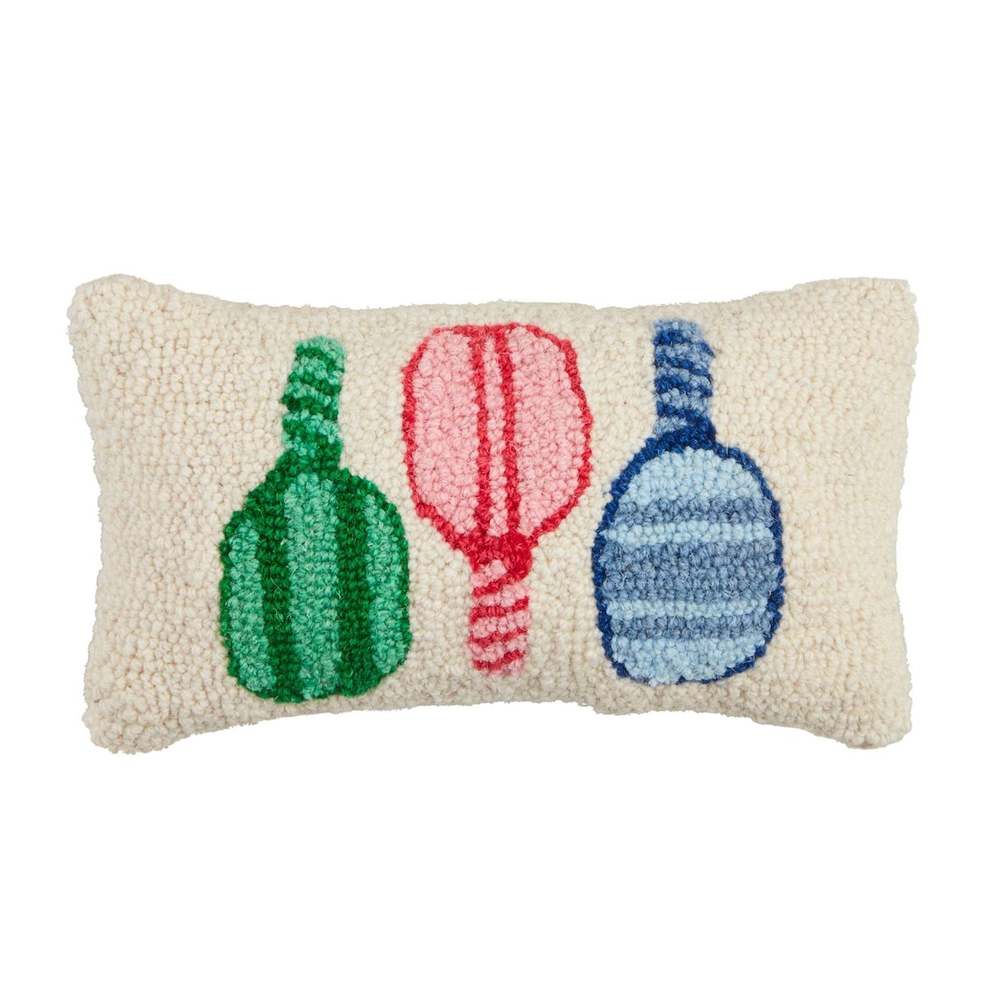 Mud Pie - Pillow - Pickleball  Mini Hooked