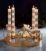 Gold Advent Candle Wreath