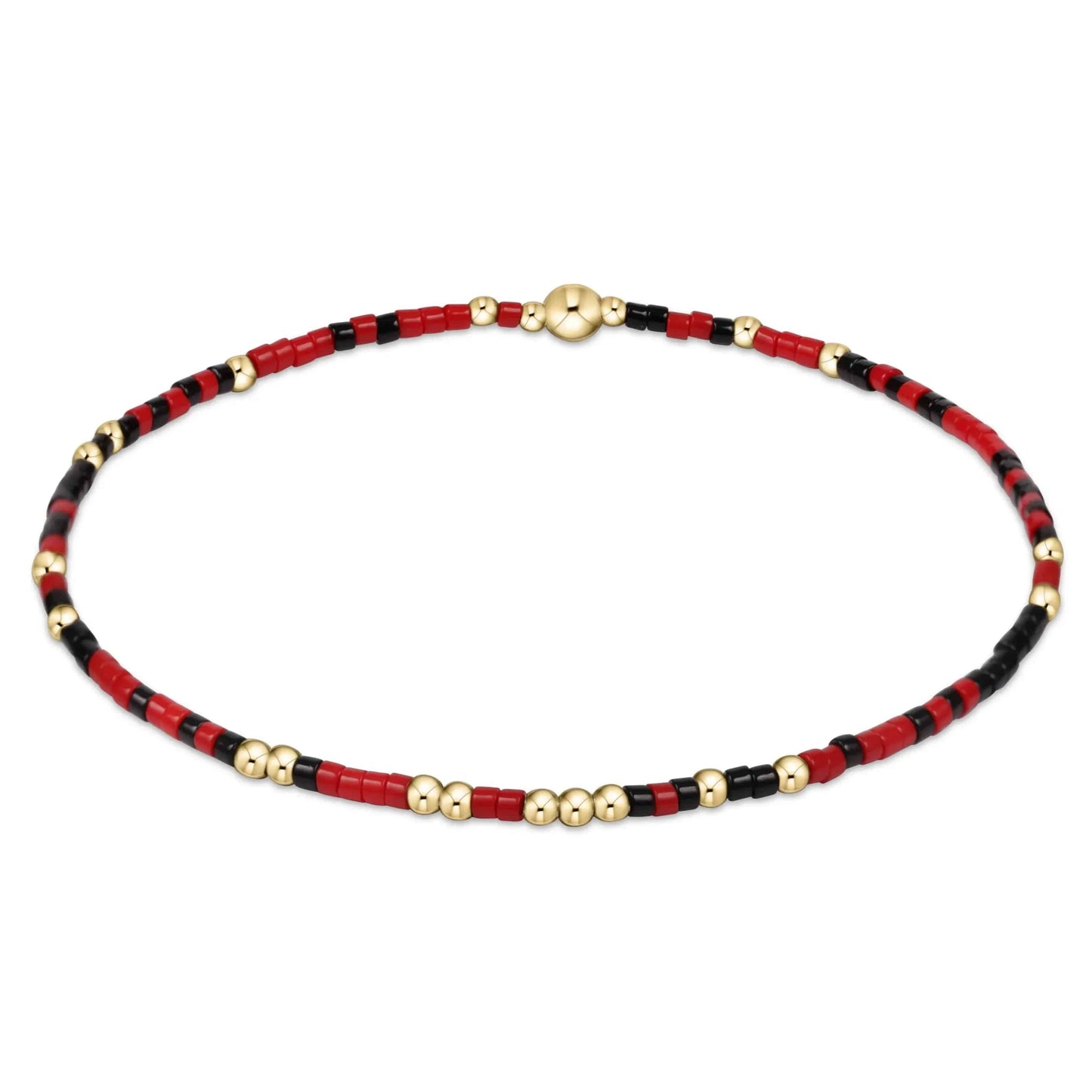 Enewton - egirl Gameday hope unwritten bracelet - Bright Red - Onyx - Findlay Rowe Designs