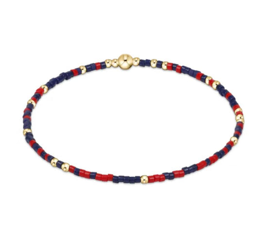 Enewton - egirl Gameday hope unwritten bracelet - Matte Navy - Bright Red - Findlay Rowe Designs