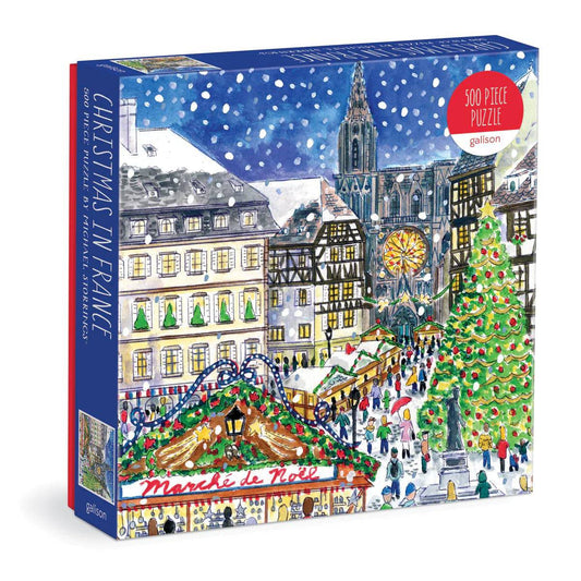 Michael Storrings Christmas in France 500 Piece Puzzle - Findlay Rowe Designs