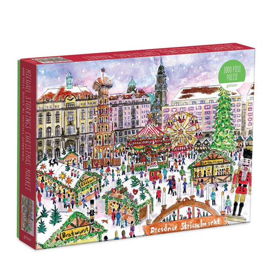 Michael Storrings - Christmas Market 1000 Piece Puzzle - Findlay Rowe Designs