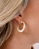 Susan Shaw- Small Hammered Hoops - Findlay Rowe Designs