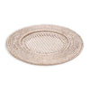 Caspari - Charger - Rattan - White Natural