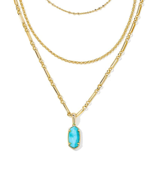 Elisa Gold Pendant Necklace in Amethyst | Kendra Scott