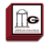 Coaster Set - Georgia Bulldogs - Four-Pack - Findlay Rowe Designs