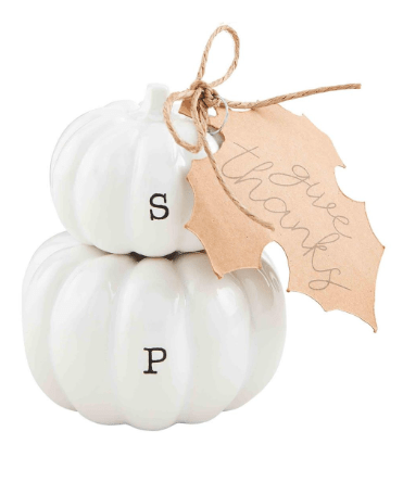 Mud Pie -  Salt Pepper Set - Pumpkin Magnetic - Findlay Rowe Designs