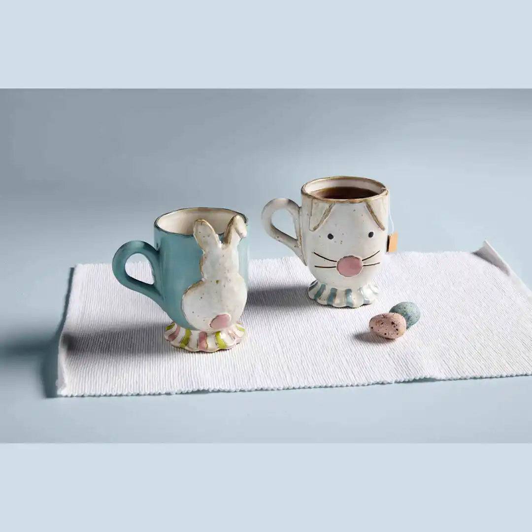 Mud Pie - Bunny Face Coffee Mug - Findlay Rowe Designs