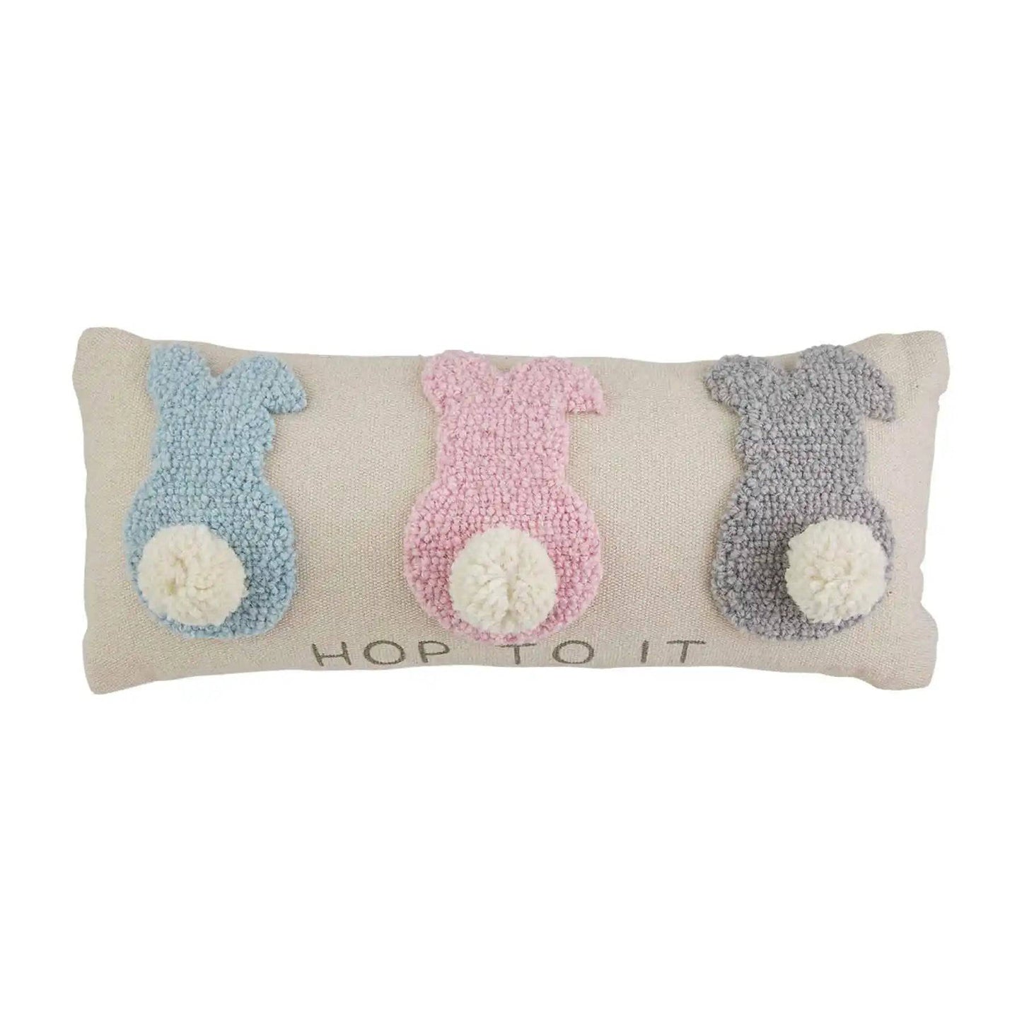 Mud Pie - Pillow - Hop To It Bunny Hook - Findlay Rowe Designs