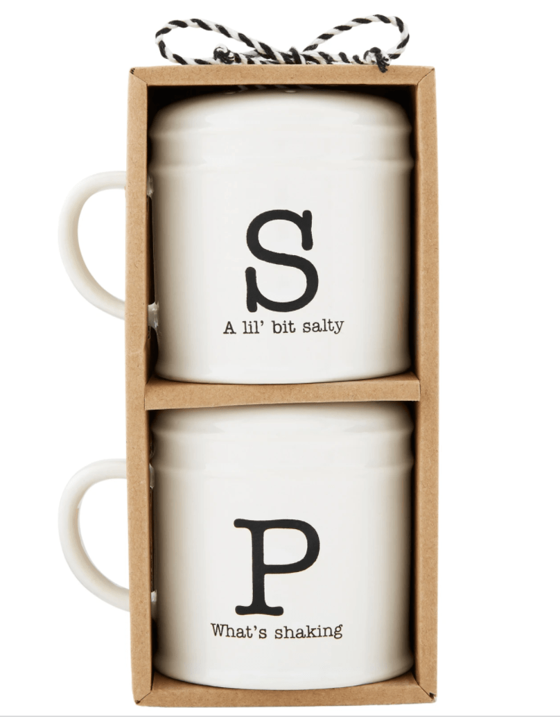 Mud Pie - Salt & Pepper Set - Circa - Findlay Rowe Designs