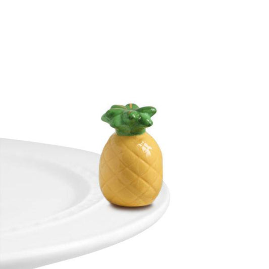 Nora Fleming - Mini - Welcome, Friends Pineapple - A24 - Findlay Rowe Designs