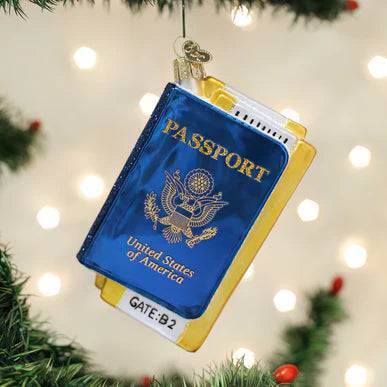 Old World Christmas - Passport Ornament - Findlay Rowe Designs