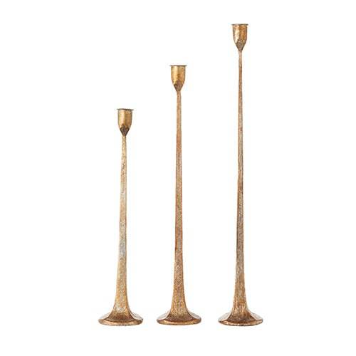 Gold Candle Sticks - Findlay Rowe Designs