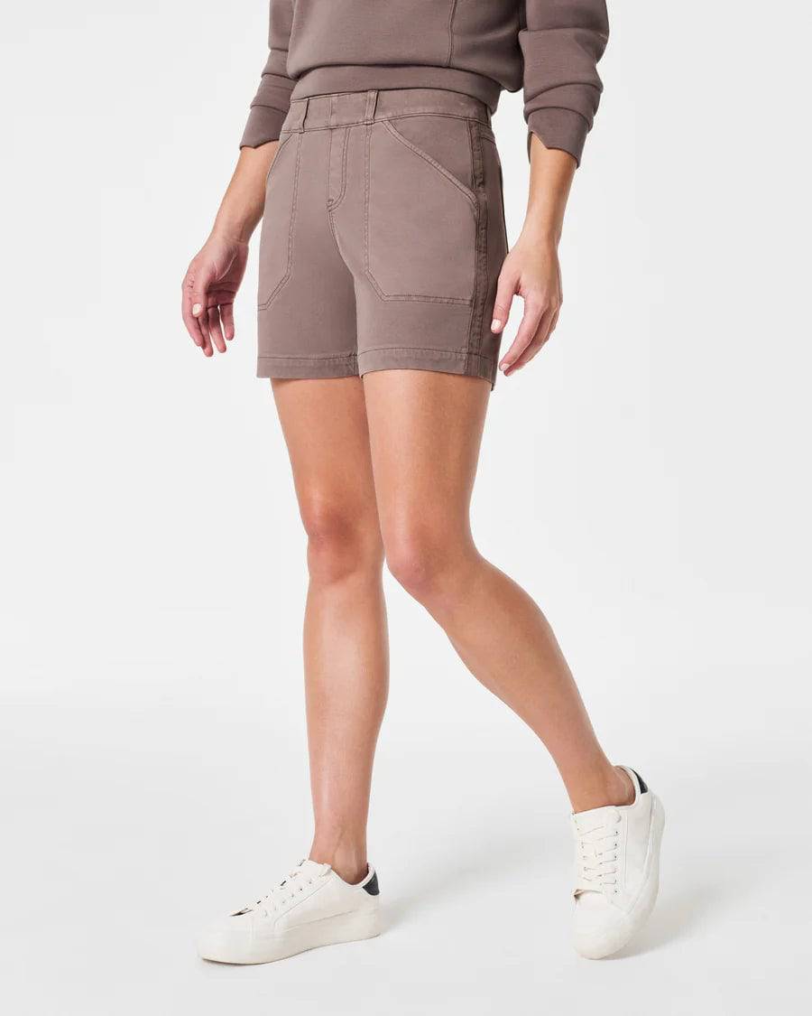 Spanx - Shorts - Stretch Twill - Smoke - Findlay Rowe Designs