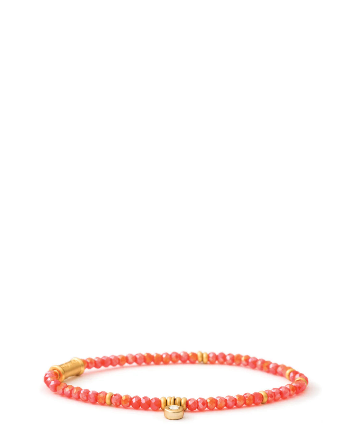 Spartina - Bracelet - 3mm Stretch Bracelet - Coral - Findlay Rowe Designs