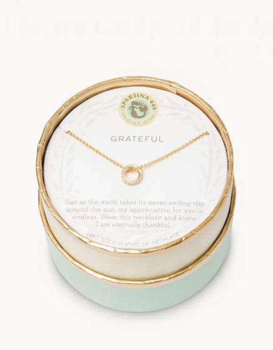 Spartina - Sea La Vie Necklace Grateful - Findlay Rowe Designs