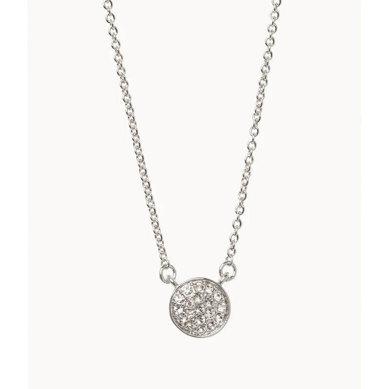 Spartina - Sea La Vie Necklace - Stronger/Pave Disk - Silver - Findlay Rowe Designs