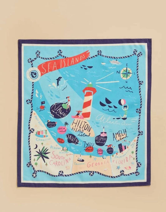 Spartina - Greetings from Sea Islands Dish Towel - Findlay Rowe Designs