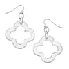 Susan Shaw - Open Clover Earrings - Silver - Findlay Rowe Designs