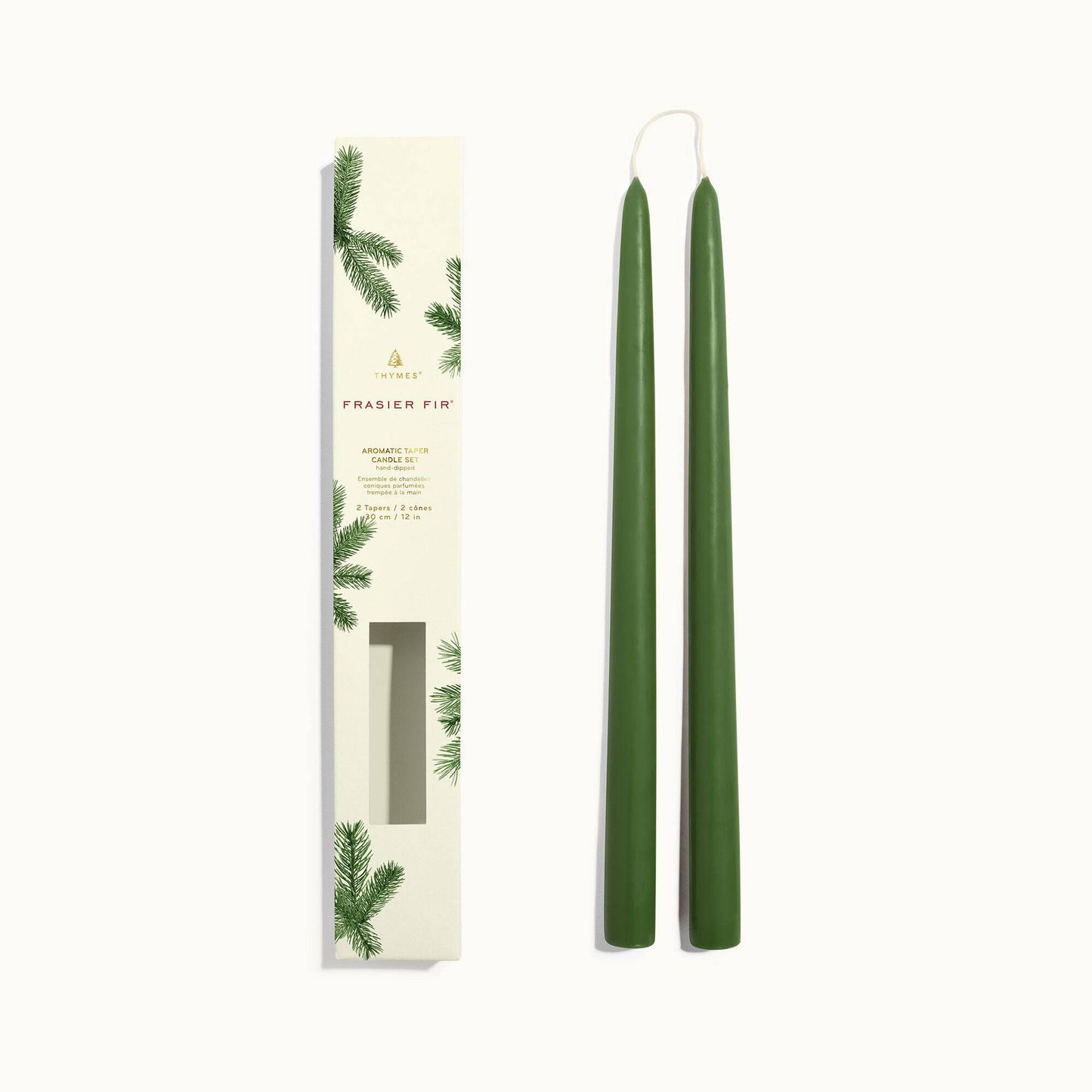 Frasier Fir 12 inch Taper Candle Set - Findlay Rowe Designs