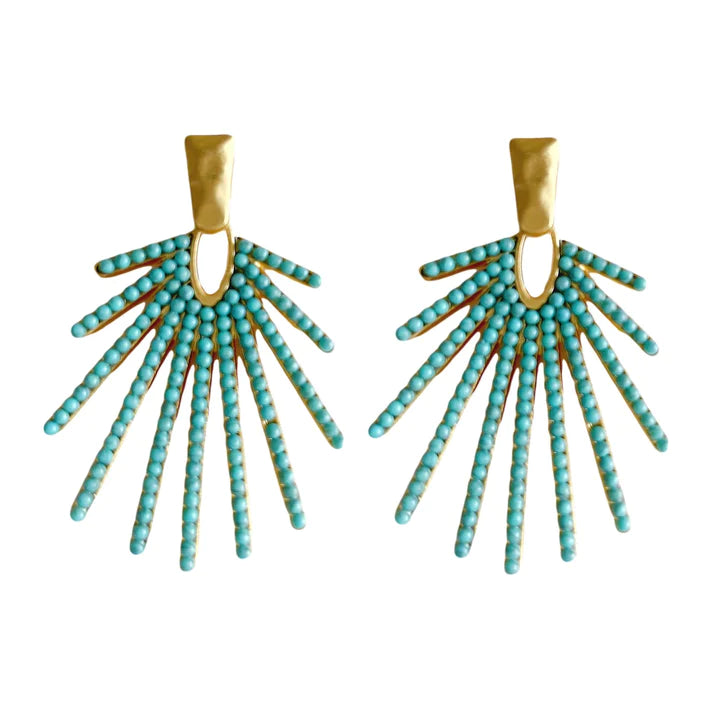 St. Armands - Sunburst Drops - Turquoise - Findlay Rowe Designs