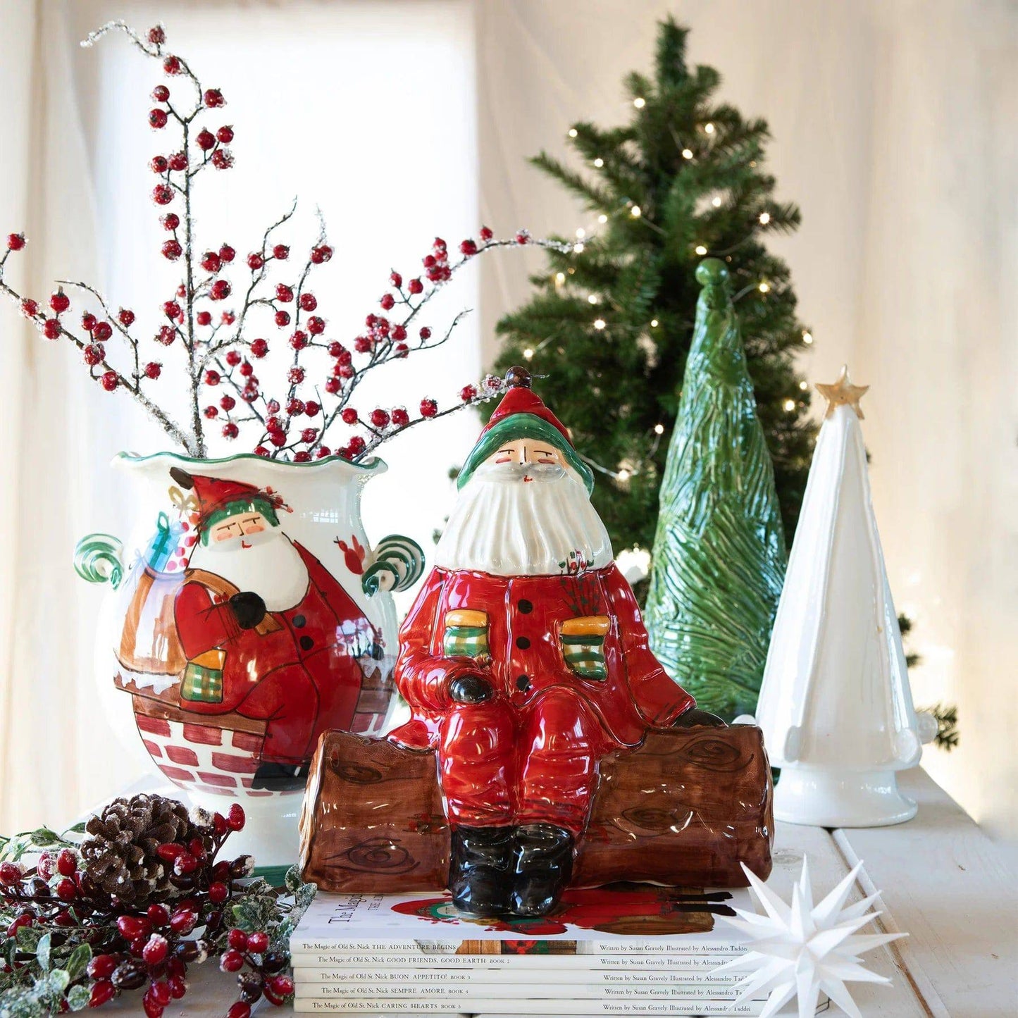 Vietri - Old St. Nick Figural Babbo Natale - Findlay Rowe Designs