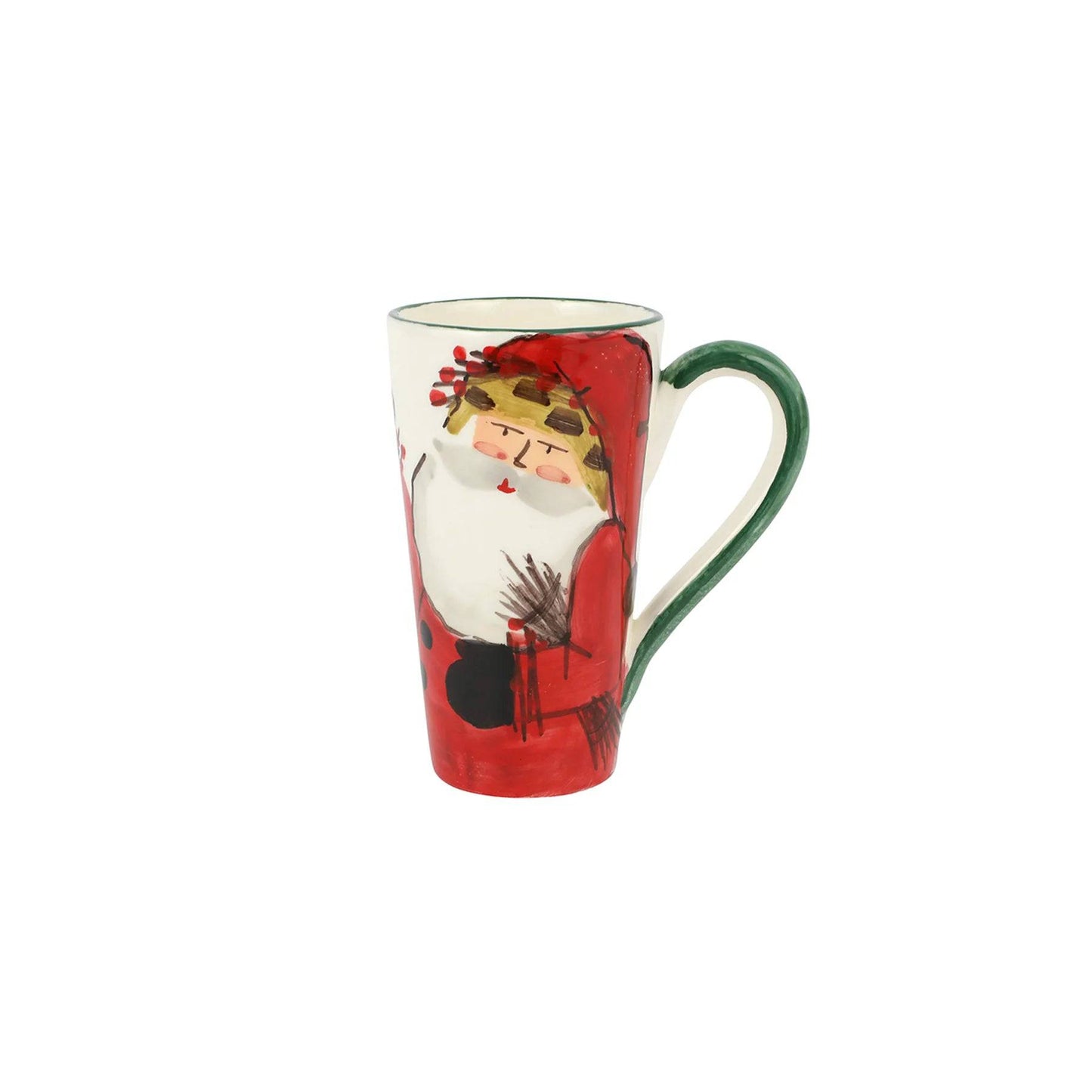 Vietri - Old St. Nick Latte Mug with Bird Nest - Findlay Rowe Designs