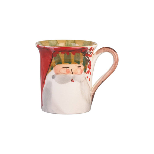 Hot drinks. Winter Christmas mugs background, holiday cocoa coffee cho By  ONYX