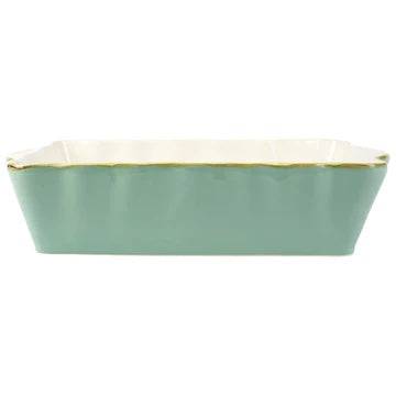 Vietri - Italian Bakers Large Rectangular Baker – Aqua - Findlay Rowe Designs