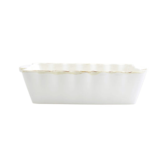 Vietri - Italian Bakers Medium Rectangular Baker - White - Findlay Rowe Designs