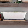 Vietri - Italian Bakers Medium Rectangular Baker - White - Findlay Rowe Designs